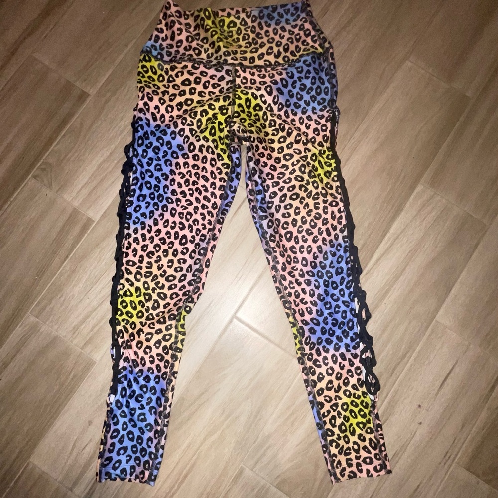 Colorful Women’s Leopard Print Leggings size S